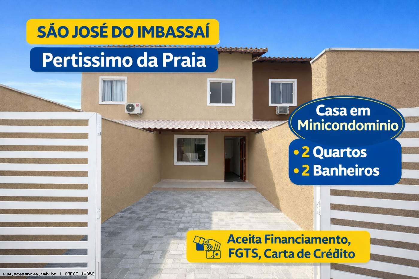 Casa, 2 quartos, 56 m² - Foto 1